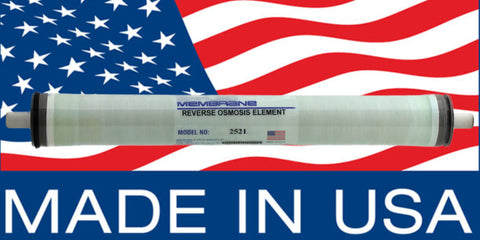 2.5 x 21" seawater RO membrane for small boat watermakers. 99.6% rejection, pairs with Pumptec 107SS. Made in USA. Shop MistingDirect.com!