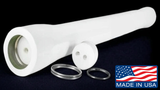 image of COMPACT 2.5 X 21 INCH 1200 PSI FIBERGLASS SEAWATER RO PRESSURE VESSEL Membrane Housing