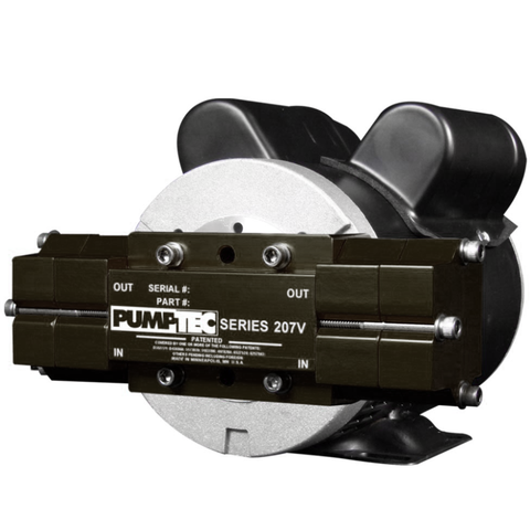 Pumptec 207V 125/M58 Pump 120V Pump & Motor 500 PSI 1.2 GPM Flow PN 81009 GTIN 10679065072344